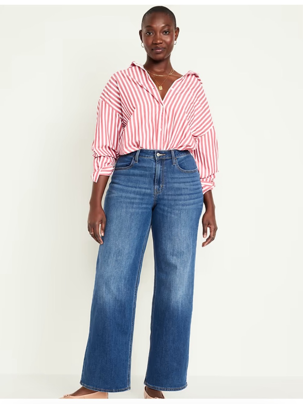 Old Navy Wow Wide Leg Jeans, 8